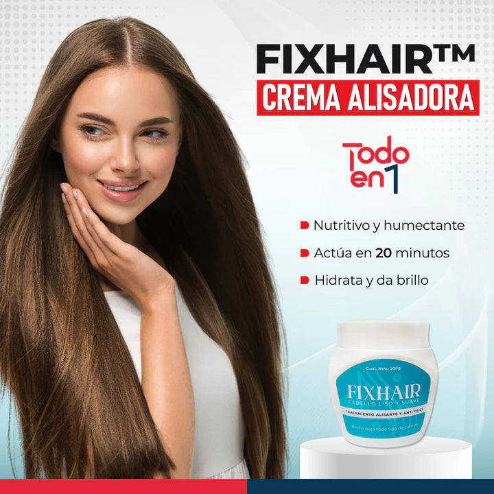 FIXHAIR™ - Crema Alisante y Anti Fizz 500G
