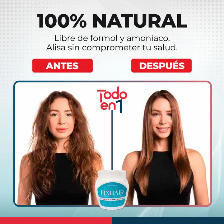 FIXHAIR™ - Crema Alisante y Anti Fizz 500G