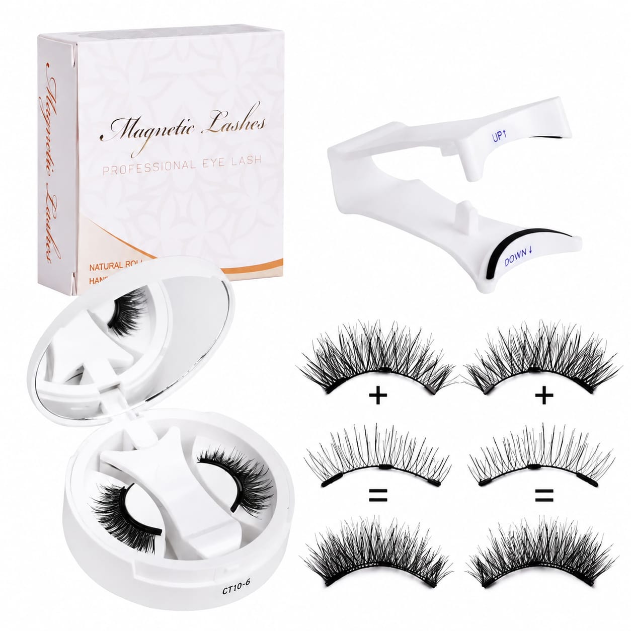 MÁS VENDIDO | ÚLTIMAS UNIDADES  MagneticLash™ - Kit de Pestañas Magnéticas con Sistema de Aplicación