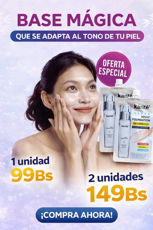 KARITE MAGIC FOUNDATION– Base Mágica que se Adapta a Tu Piel 20Ml