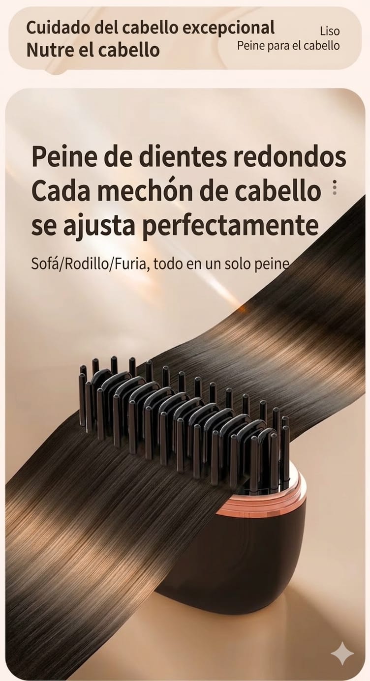 Peine Alisador Portátil Recargable – Alisa tu Cabello