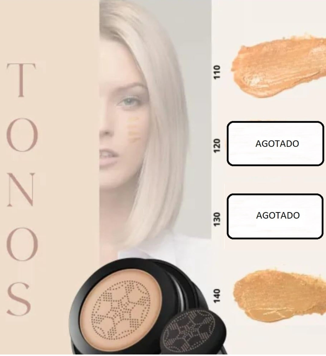 BASE CUSHION DE ALTA COBERTURA - PROFESIONAL ECORINCIA