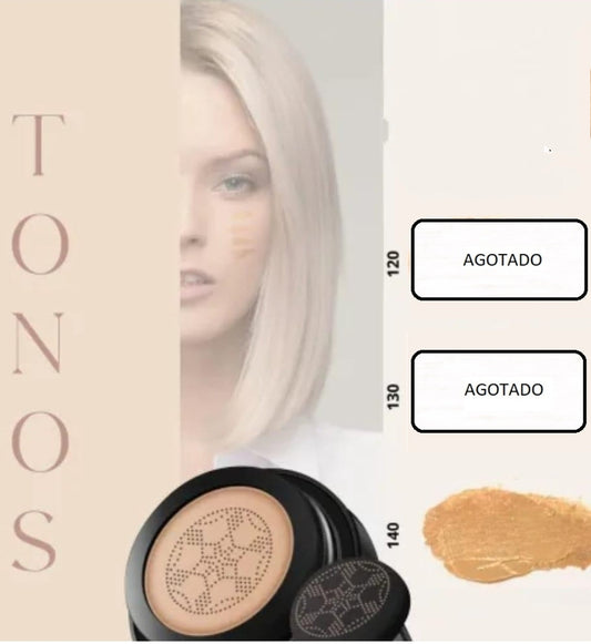 BASE CUSHION DE ALTA COBERTURA - PROFESIONAL ECORINCIA