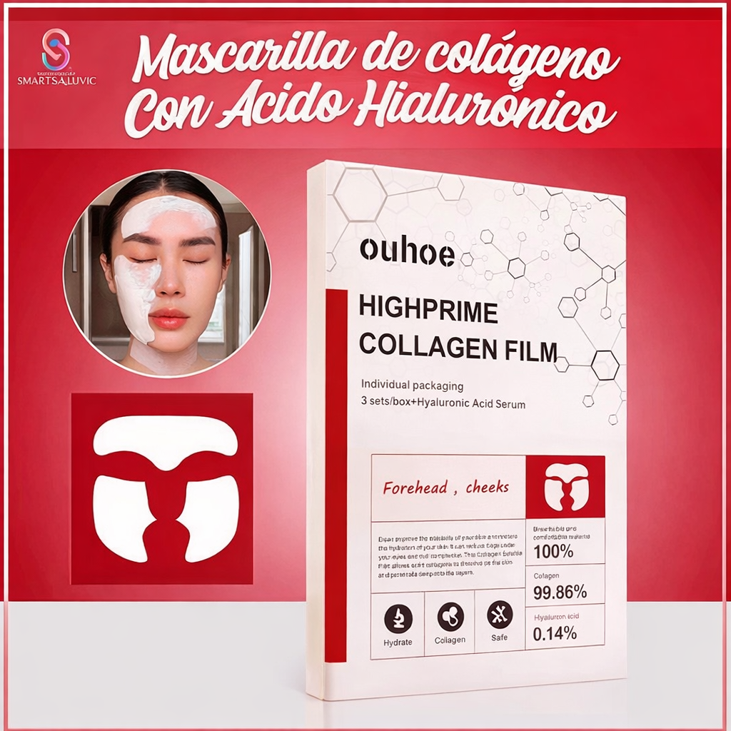 PARCHES DE COLÁGENO BEAUTY PATCH | 100% EFECTIVO+ AGUA DE ROSAS DE REGALO 60ML
