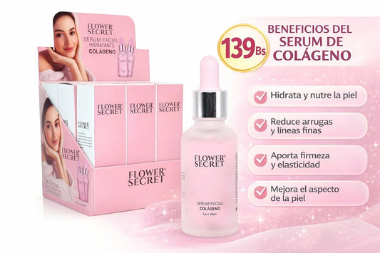 Sérum facial con colágeno Flower Secret 30 ml